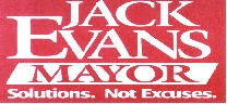 Evans for Mayor logo