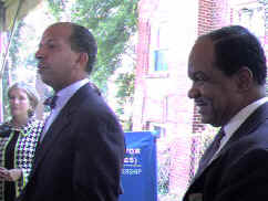Mayor Williams, Walter Fauntroy, CACS Press Conference